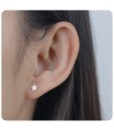 Bigger Star Shaped Stud Earrings STS-215